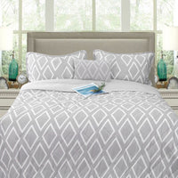 Thumbnail for Ramesses Alena Silver 4 Pcs Ultrasonic Comforter Set Queen