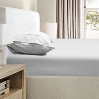 Thumbnail for Ramesses 2000TC Bamboo Embossed Fitted Sheet Combo Set Silver King