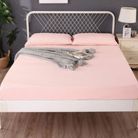 Thumbnail for Ramesses 1000TC Linen Bamboo Fitted Sheet Combo Set Dusty Pink King