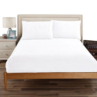 Thumbnail for Ramesses Teddy Fleece Fitted Sheet Combo Set White Queen