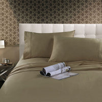 Thumbnail for Kingtex 300TC Cotton Sheet Set Linen Single