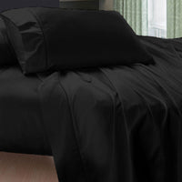 Thumbnail for 400TC Egyptian Cotton Sheet Set Jet Black California King