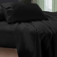 Thumbnail for 400TC Egyptian Cotton Sheet Set Jet Black KING