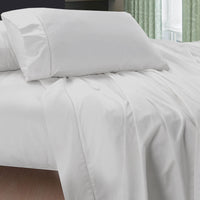 Thumbnail for 400TC Egyptian Cotton Sheet Set White DOUBLE