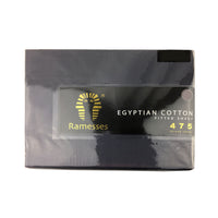 Thumbnail for Ramesses 475TC Egyptian Cotton Fitted Sheet Queen Charcoal