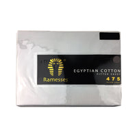 Thumbnail for Ramesses 475TC Egyptian Cotton Fitted Sheet Queen White