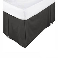 Thumbnail for KINGDOM Box Pleated Valance Black - DOUBLE