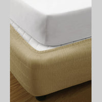 Thumbnail for Ramesses Vertical Quilted Valance Linen DOUBLE