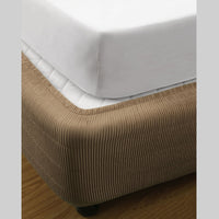 Thumbnail for Ramesses Vertical Quilted Valance Mocha SINGLE