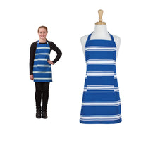 Thumbnail for Ladelle Butcher Kitchen / BBQ Cotton Teen Apron Blue