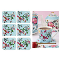 Thumbnail for Set of 6 Jardin Peony Coasters 11x9.7x0.4cm