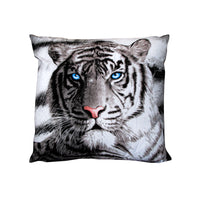Thumbnail for Just Home Blue Eyes Stripes Tiger Square Filled Cushion