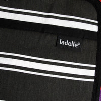 Thumbnail for Ladelle Set of 2 Butcher Stripe Black Oven Mitt