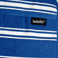 Thumbnail for Ladelle Set of 2 Butcher Stripe Cobalt Blue Oven Mitt