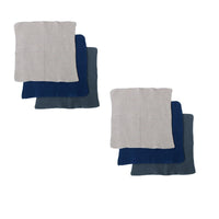 Thumbnail for Ladelle Set of 6 Eco Knitted Cotton Dishcloth 27 x 27cm Navy