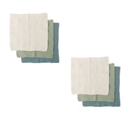 Thumbnail for Ladelle Set of 6 Eco Knitted Cotton Dishcloth 27 x 27cm Sage