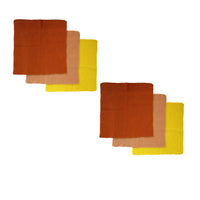 Thumbnail for Ladelle Set of 6 Eco Knitted Cotton Dishcloth 27 x 27cm Terracotta