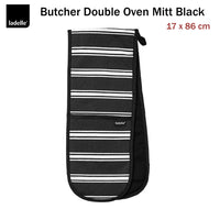 Thumbnail for Ladelle Butcher Black Kitchen / BBQ Double Oven Mitt