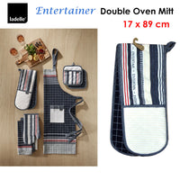 Thumbnail for Ladelle Entertainer Charcoal Double Oven Mitt 17 x 89 cm
