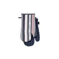 Thumbnail for Ladelle Entertainer Charcoal Set of 2 Oven Mitts 18 x 33 cm
