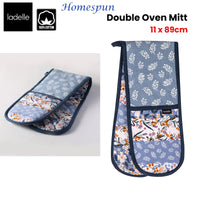 Thumbnail for Ladelle Homespun Double Oven Mitt 17 x 89 cm