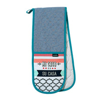 Thumbnail for Ladelle Mi Casa Kitchen / BBQ Double Ended Cotton Oven Mitt