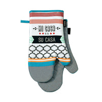 Thumbnail for Ladelle Set of 2 - Mi Casa Cotton Kitchen / BBQ Oven Mitts