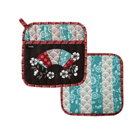 Thumbnail for Ladelle Yumi Set of 2 Pot Holders 21 x 21 cm