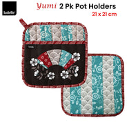 Thumbnail for Ladelle Yumi Set of 2 Pot Holders 21 x 21 cm