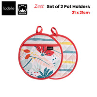 Thumbnail for Ladelle Zest Set of 2 Pot Holders 21 x 21 cm