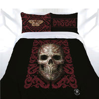 Thumbnail for Anne Stokes Oriental Skull Quilt Cover Set Single