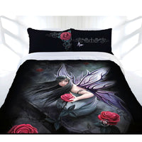 Thumbnail for Anne Stokes Rose Fairy Quilt Cover Set Queen