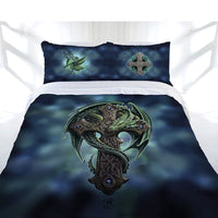 Thumbnail for Anne Stokes Woodland Guardian Quilt Cover Set Queen