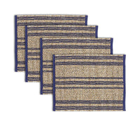 Thumbnail for Ladelle Set of 4 Loma Woven Table Placemats Navy