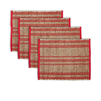 Thumbnail for Ladelle Set of 4 Loma Woven Table Placemats Terracotta