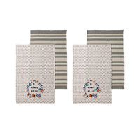 Thumbnail for Ladelle Set of 4 Aimer La Vie Kitchen / Cleaning 100% Cotton Tea Towels