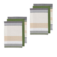 Thumbnail for Ladelle Intrinsic Set of 6 Cotton Kitchen Towels Green