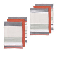 Thumbnail for Ladelle Intrinsic Set of 6 Cotton Kitchen Towels Rust