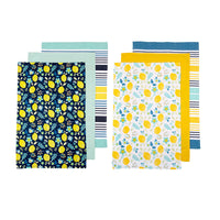 Thumbnail for Ladelle Set of 6 Positano Cotton Kitchen Tea Towels 50 x 70 cm Mix