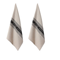 Thumbnail for Ladelle Set of 2 Professional Series III Jumbo Cotton Kitchen Towels 57 x 84 cm Taupe