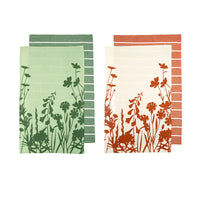 Thumbnail for Ladelle Set of 4 Sanctuary Floral Cotton Kitchen Tea Towels 50 x 70 cm Mix