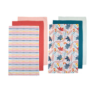 Thumbnail for Ladelle Set of 6 Zest Bright Cotton Kitchen Tea Towels 50 x 70 cm Mix