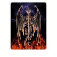 Thumbnail for Anne Stoke Dragon Warrior Polar Fleece Throw