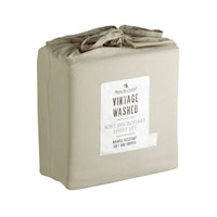 Thumbnail for Blake & Lindsay Linen Vintage Washed Microfibre Sheet Set 40cm Wall King Single