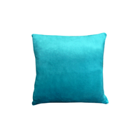 Thumbnail for Alastairs Augusta Faux Mink Square Cushion Emerald Green
