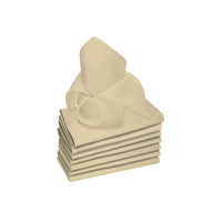 Thumbnail for Rans Set of 8 Lollipop Cotton Napkins - Natural