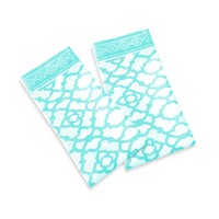 Thumbnail for Rans Set of 2 Cotton Vintage Napkins - Paradise Blue