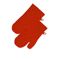 Thumbnail for Rans Manhattan Red Cotton Set of 2 Oven Gloves