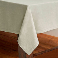 Thumbnail for Rans Pure Cotton Hemstitch Tablecloth 150 x 300 cm - Beige