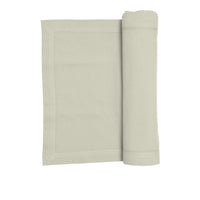 Thumbnail for Rans Elegant Hemstitch Table Runner Beige (also known as Oatmeal)